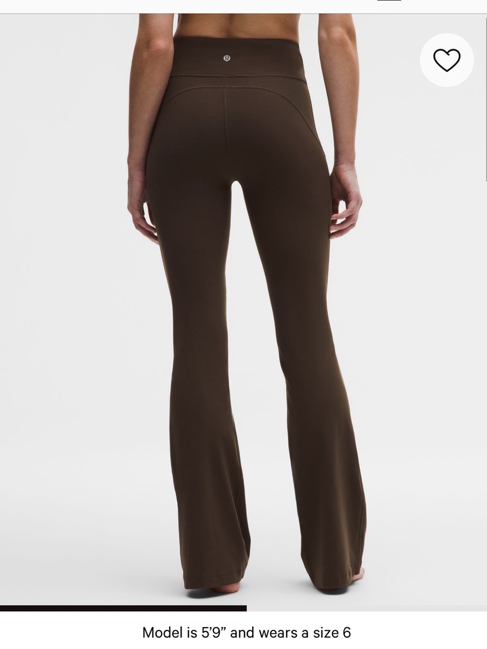 Lululemon - Groove HR Nulu Flared Pant - Brown (walnut crunch) Tall